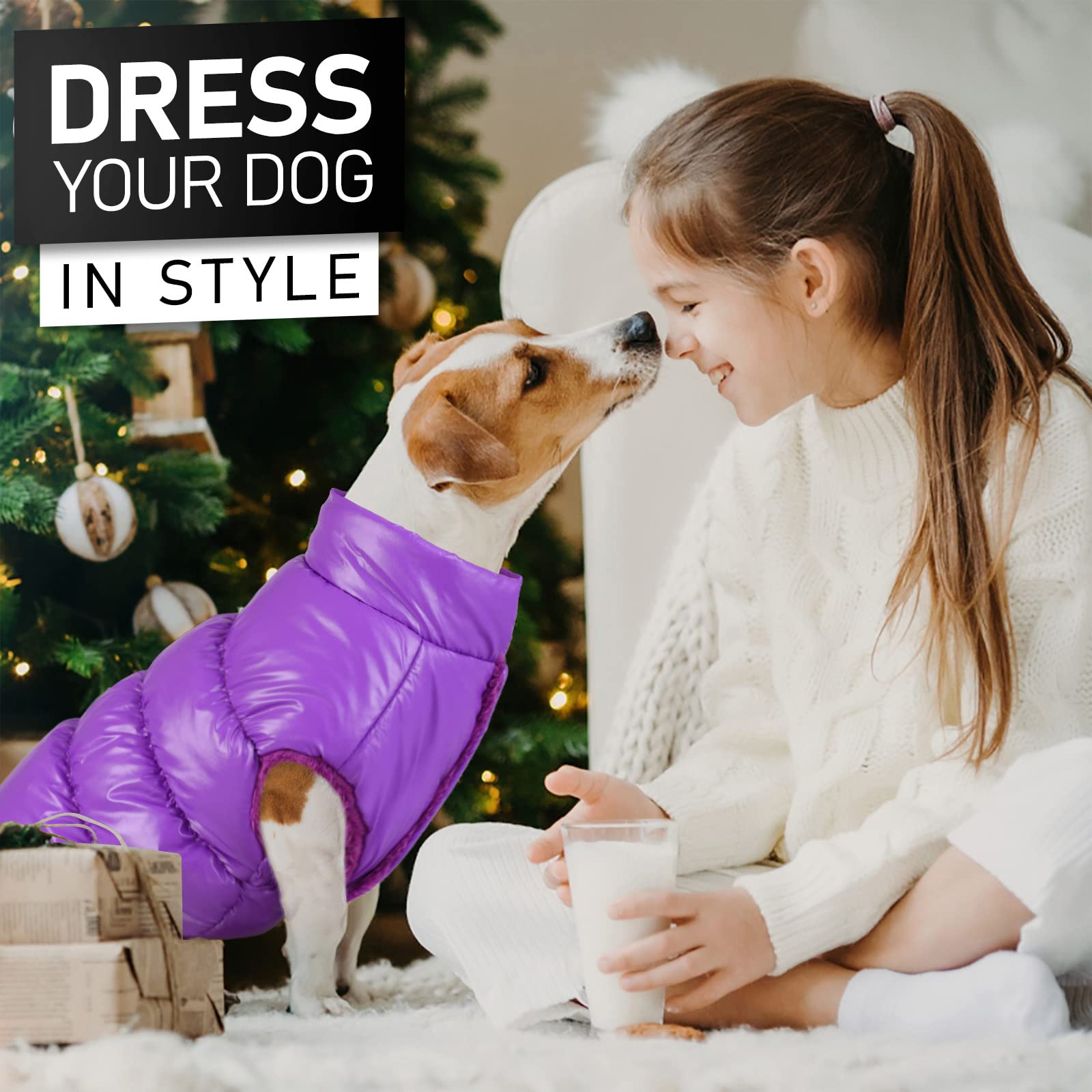 AOFITEE lavado a máquina, chaqueta de perro lista para próximas salidas.
