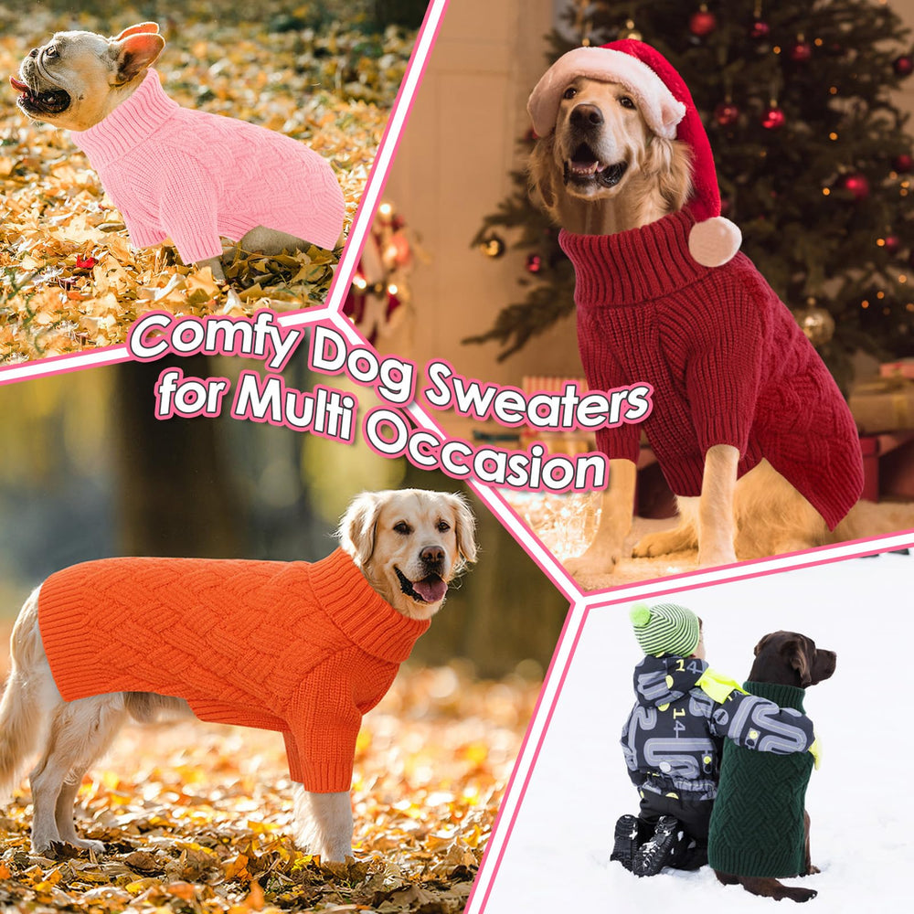 AOFITEE suéter para perro en rosa, ideal para paseos diarios.