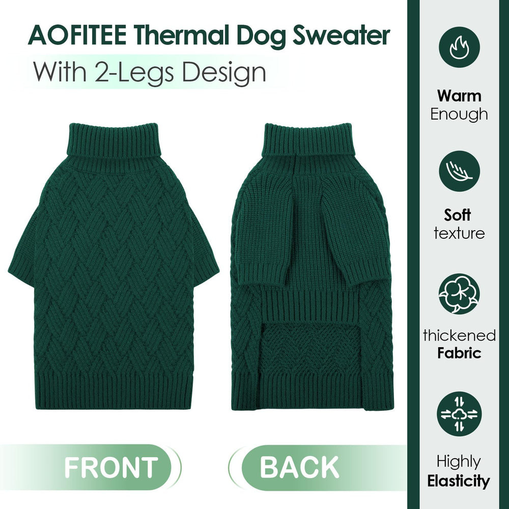 AOFITEE sudadera perro, diseño de dos piernas, fácil de poner.