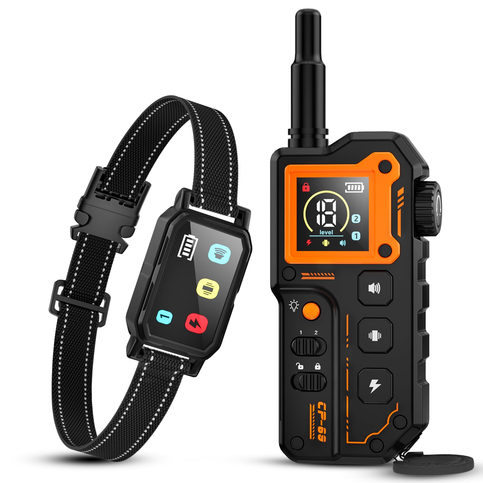 Aolulf apto para perros de 10–120 libras y cuello 7–26 pulgadas.