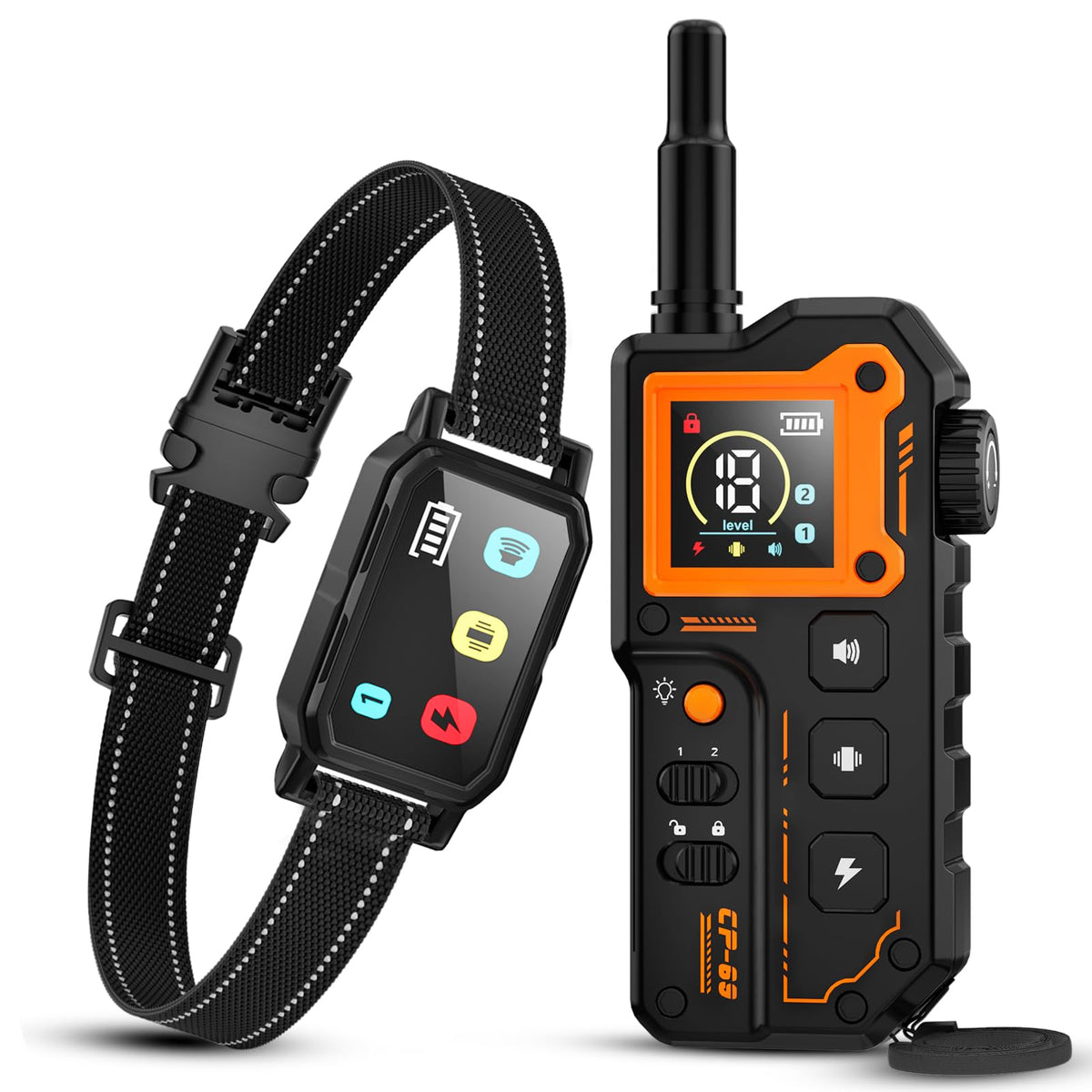 Collar de entrenamiento Aolulf con control remoto para perros.