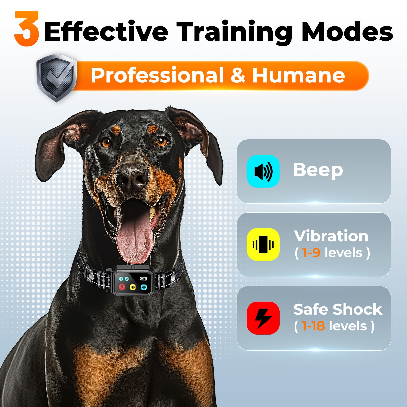 Aolulf control remoto de 3300 ft para entrenamiento de dos perros
