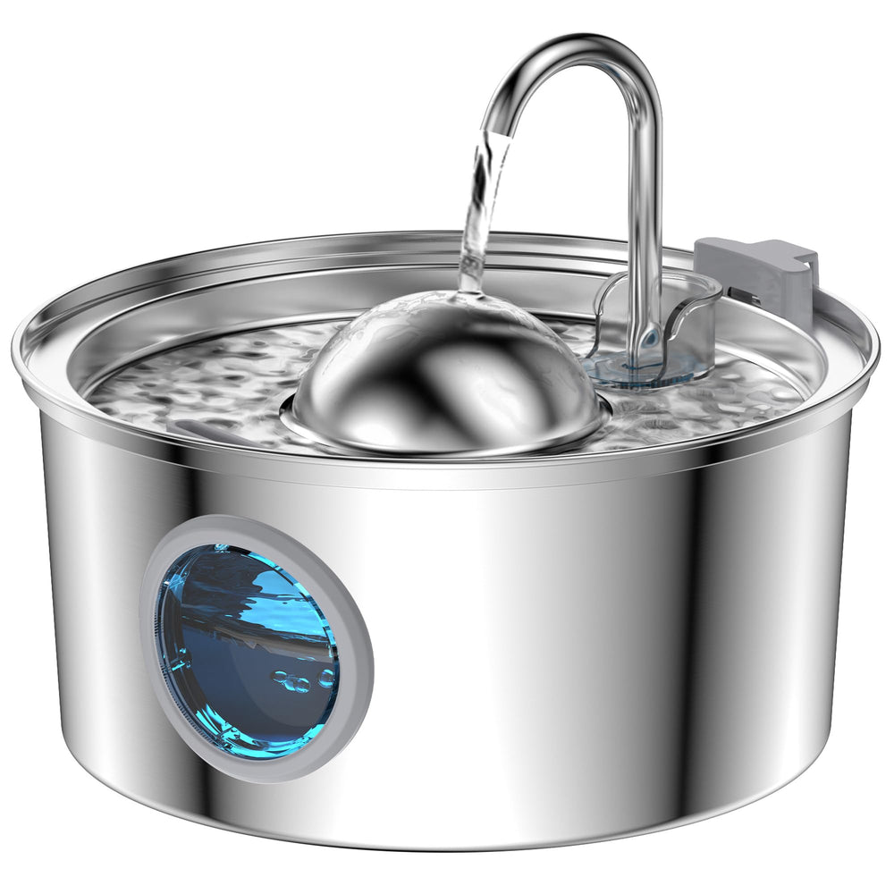 Bebedero AONBOY en acero inoxidable 108oz para agua fresca de gatos y uso diario