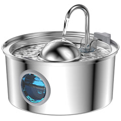 Bebedero AONBOY en acero inoxidable 108oz para agua fresca de gatos y uso diario