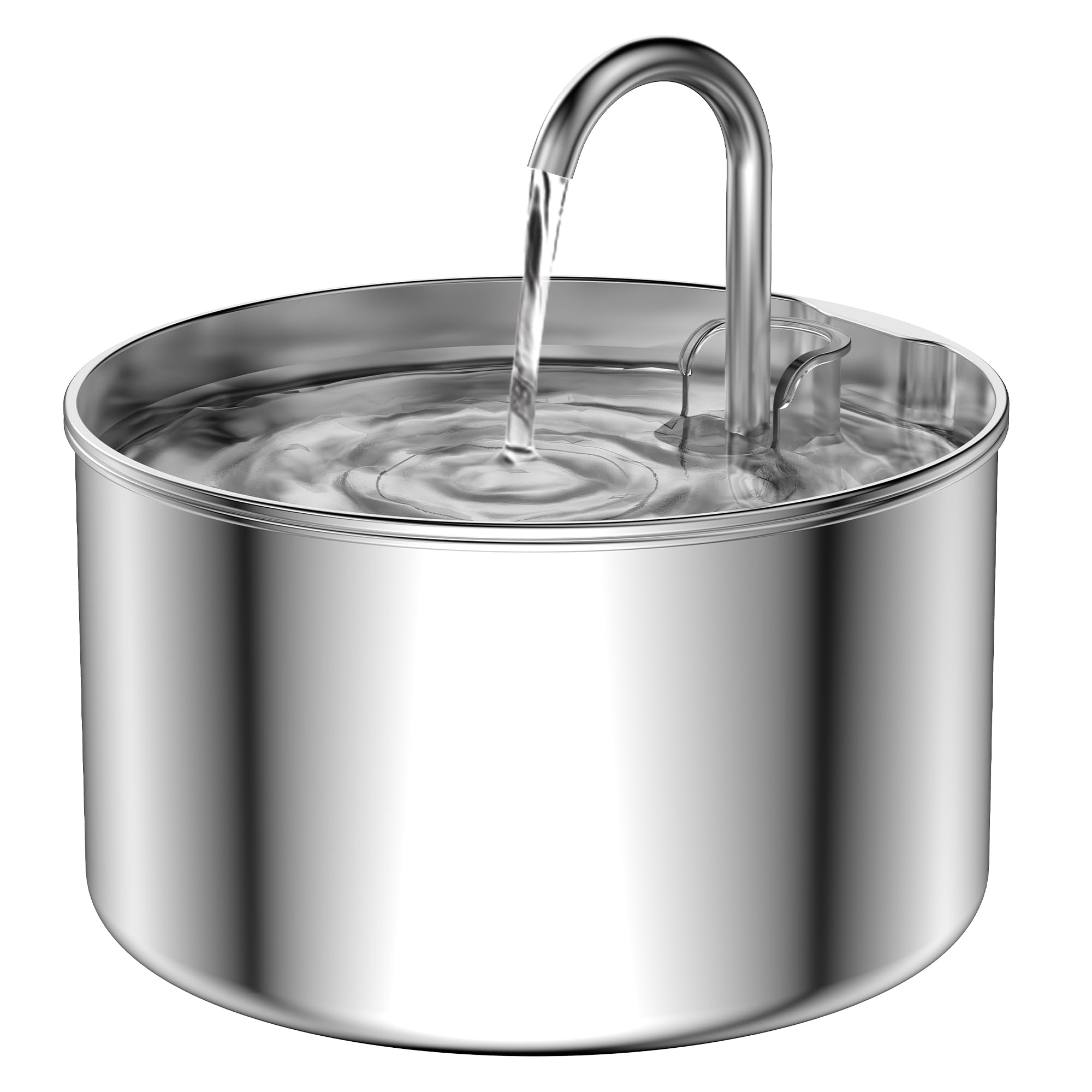 AOOGITF fuente-agua-mascotas-acero-inoxidable-304: durabilidad y seguridad para el agua de tus mascotas.