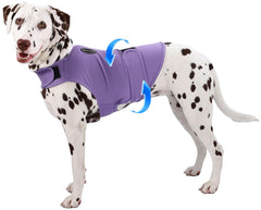 AOOLMOL chaleco de ansiedad para perro con cierre de velcro para ajuste cómodo.