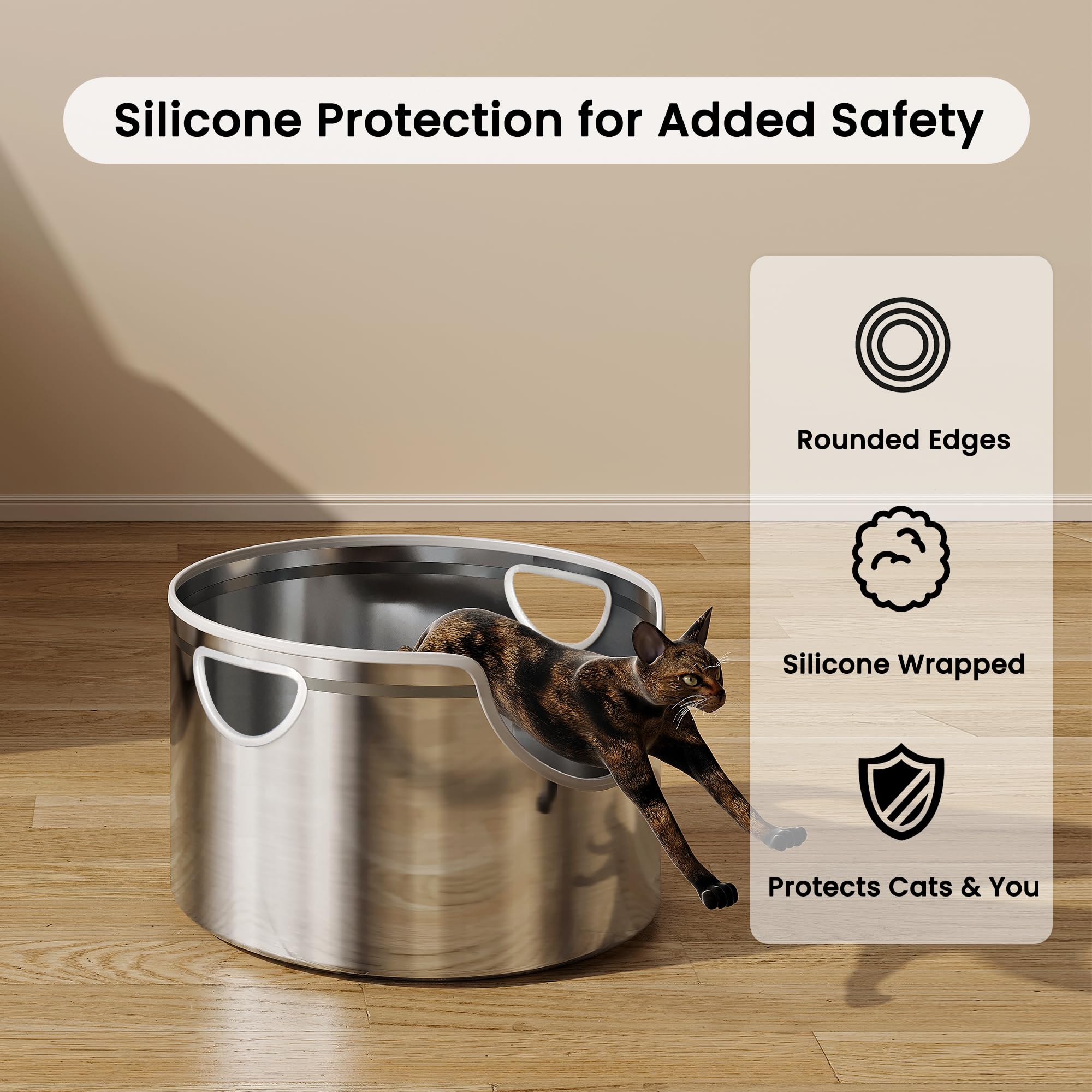 Accesorios incluidos: pala de acero para limpieza rápida.