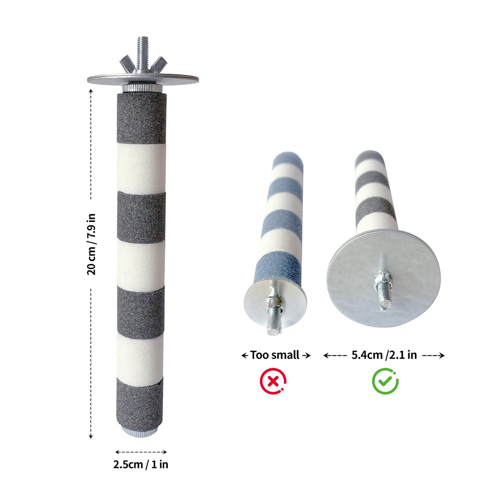AOTU percha para diversas aves: cacatúas, loros y periquitos