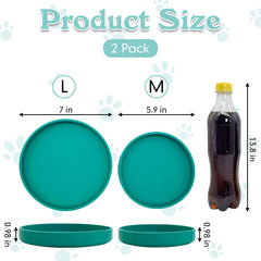 Apatal tazón de silicona para gato, 7 pulgadas, ideal para comida húmeda.
