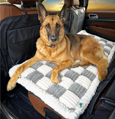 APetsPlanet cama para perro encajada en el extensor del respaldo del coche, comodidad mejorada