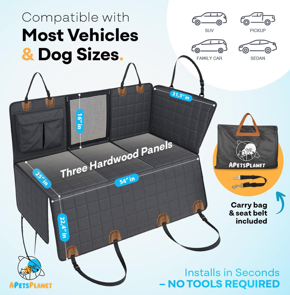 APetsPlanet protección impermeable de interiores mantiene el coche limpio.