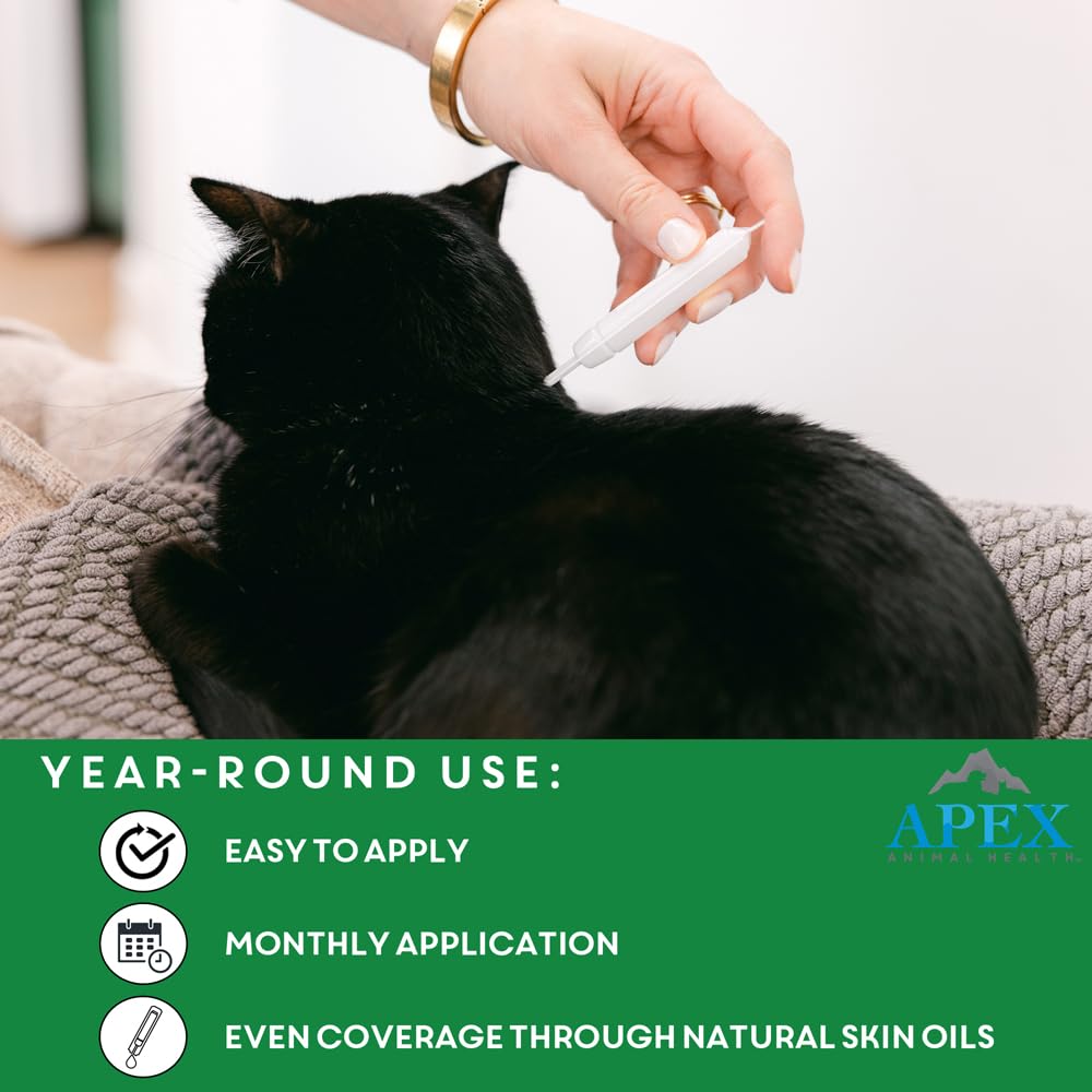 Apex Plus: evita collares y medicamentos orales.