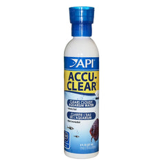 API ACCU-CLEAR, botella de 8 onzas, clarifica agua dulce para un acuario claro.