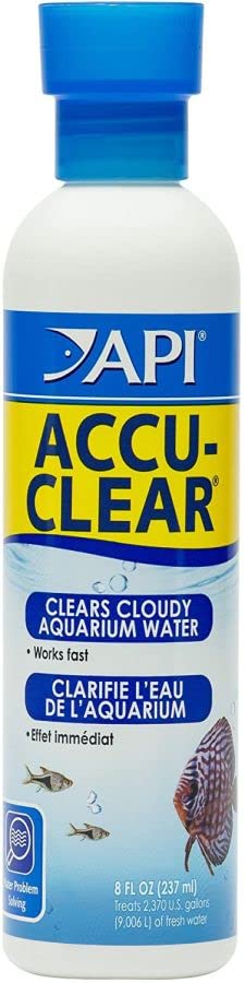 API Accu-Clear clarificador de agua, botella de 8 onzas, uso práctico para acuarios