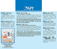 API COPPER TEST KIT y la tarjeta de colores facilitan lectura rápida de cobre