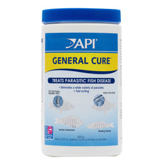 API GENERAL CURE, caja de 30 onzas, tratamiento de parásitos para peces.