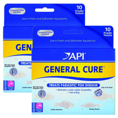API General Cure en polvo, paquete de 20 sobres para tratar enfermedades de peces