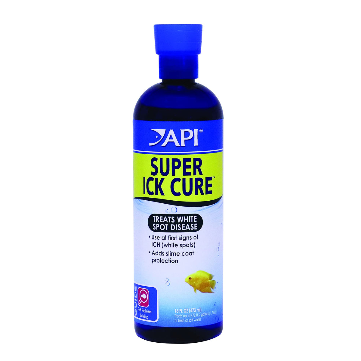 API Liquid Super ICK Cure: botella para tratamiento de ich en acuarios.