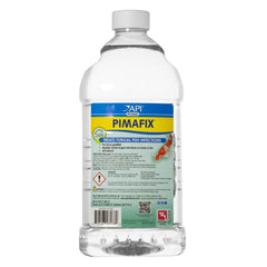 API POND PIMAFIX en botella de 64 oz para tratamiento antifúngico de peces.