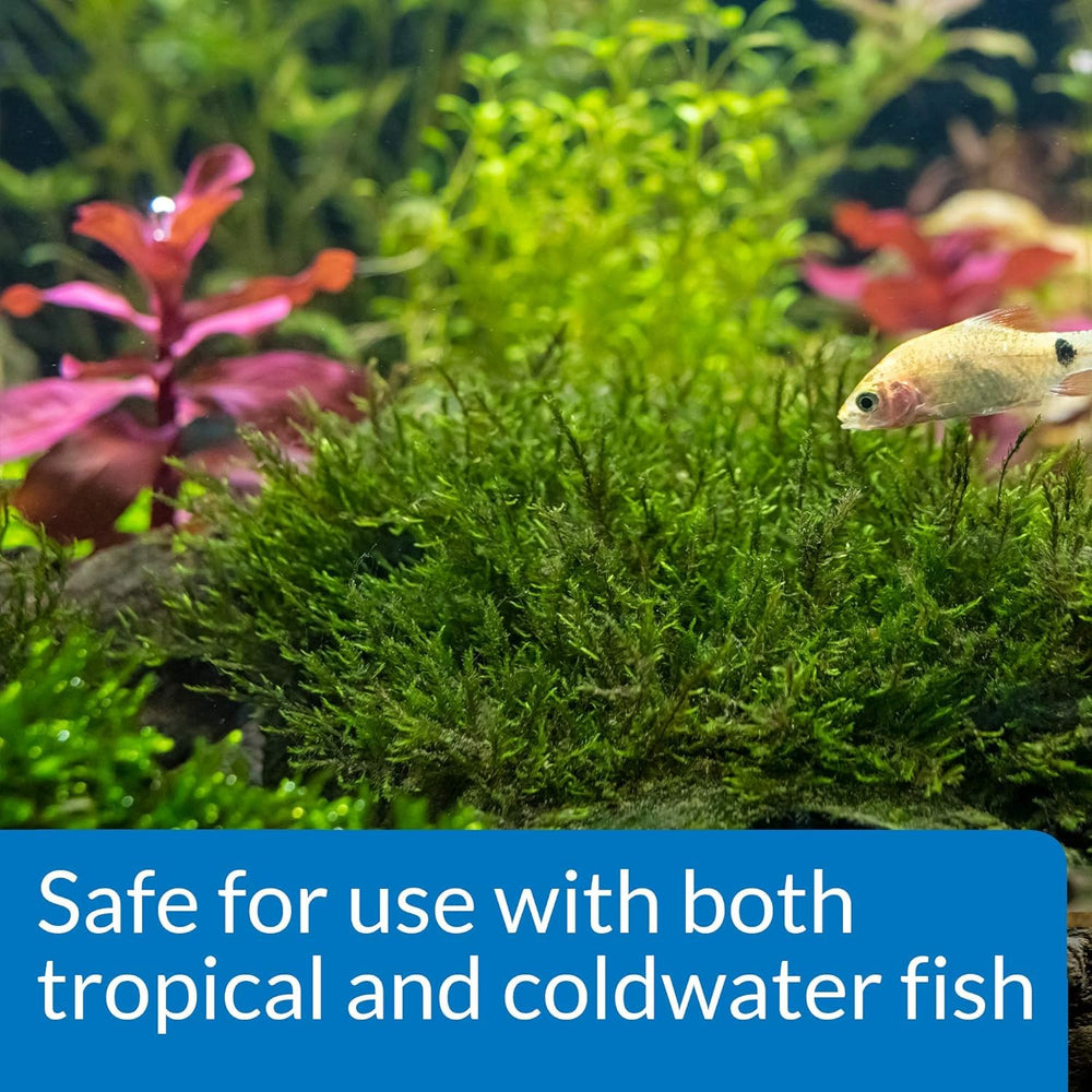 Nutrientes de potasio y carbono en API Tabs para acuario dulce.