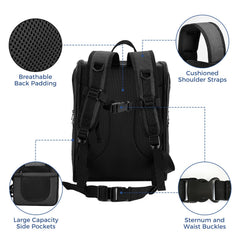 Apollo Walker mochila portadora ofrece ventilación gracias a la malla en cuatro lados.