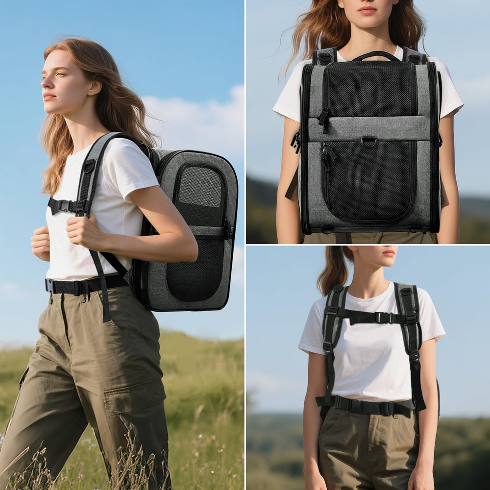 Apollo Walker Mochila transportín ajustable para uso en avión, coche o senderismo.