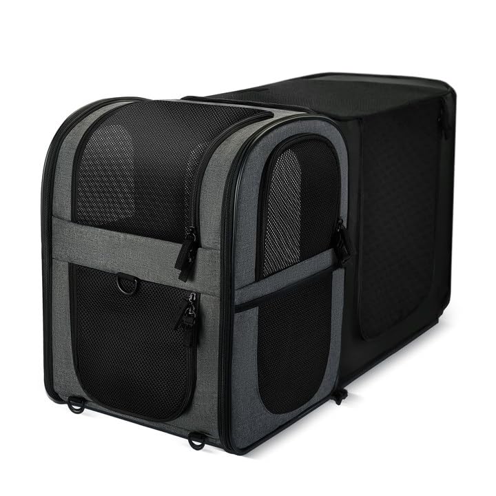 Apollo Walker Mochila transportín expandible para mascotas, mayor espacio para descansar.