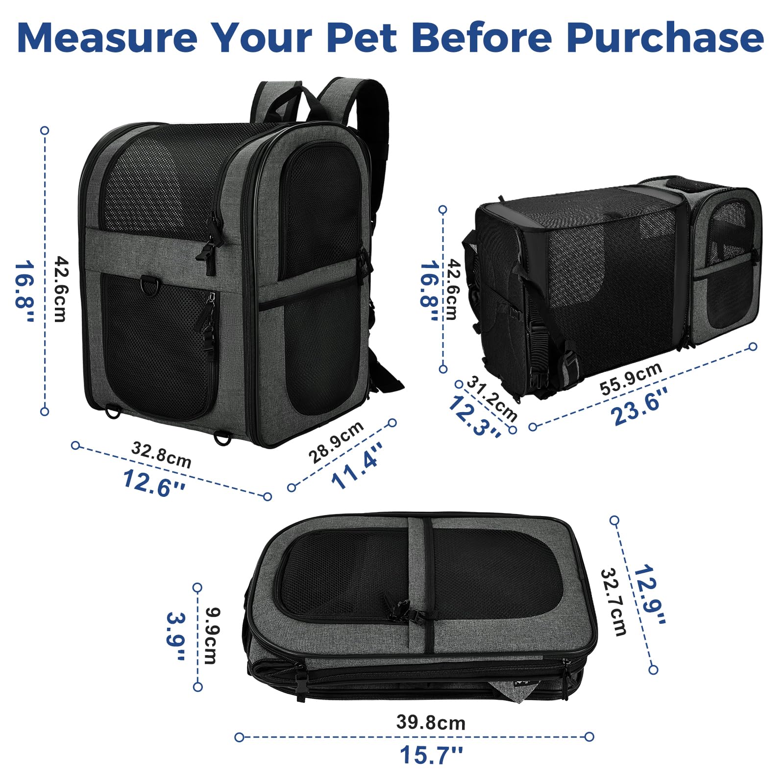 Apollo Walker Mochila transportín con ventilación para flujo de aire.