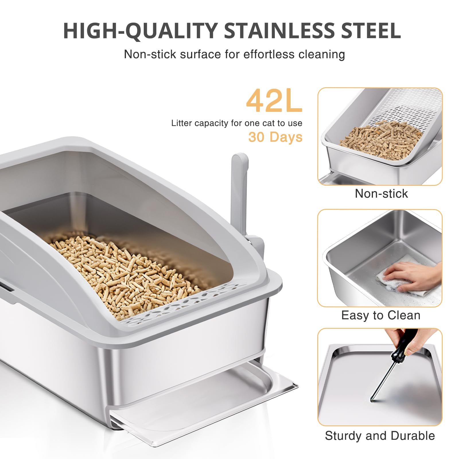 APPKER ideal para gatos grandes y multi-gatos sin olores excesivos.