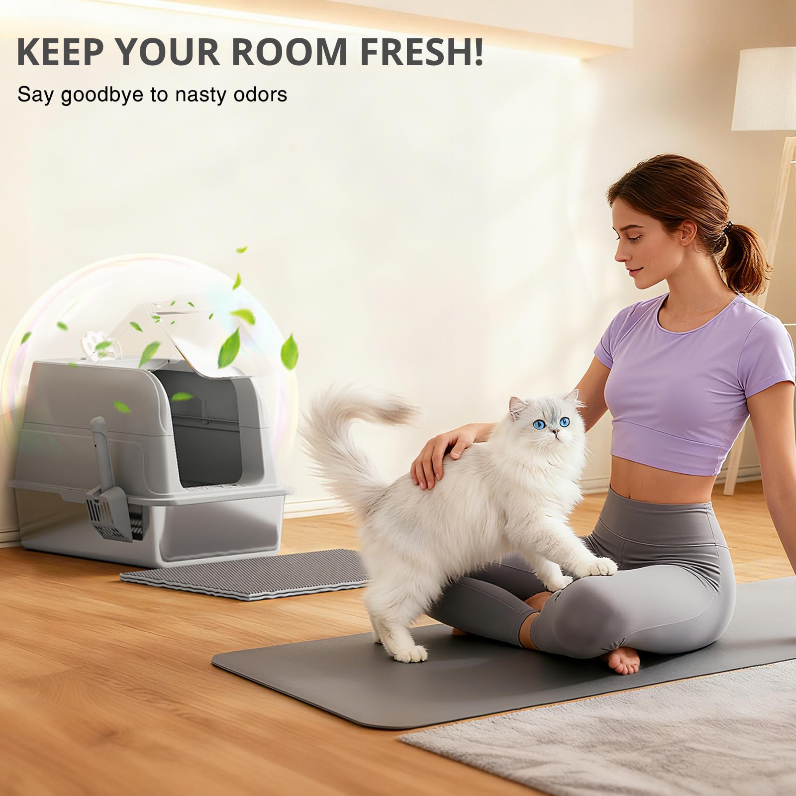 APPKER diseño 4-en-1 convertible para diferentes preferencias del felino.