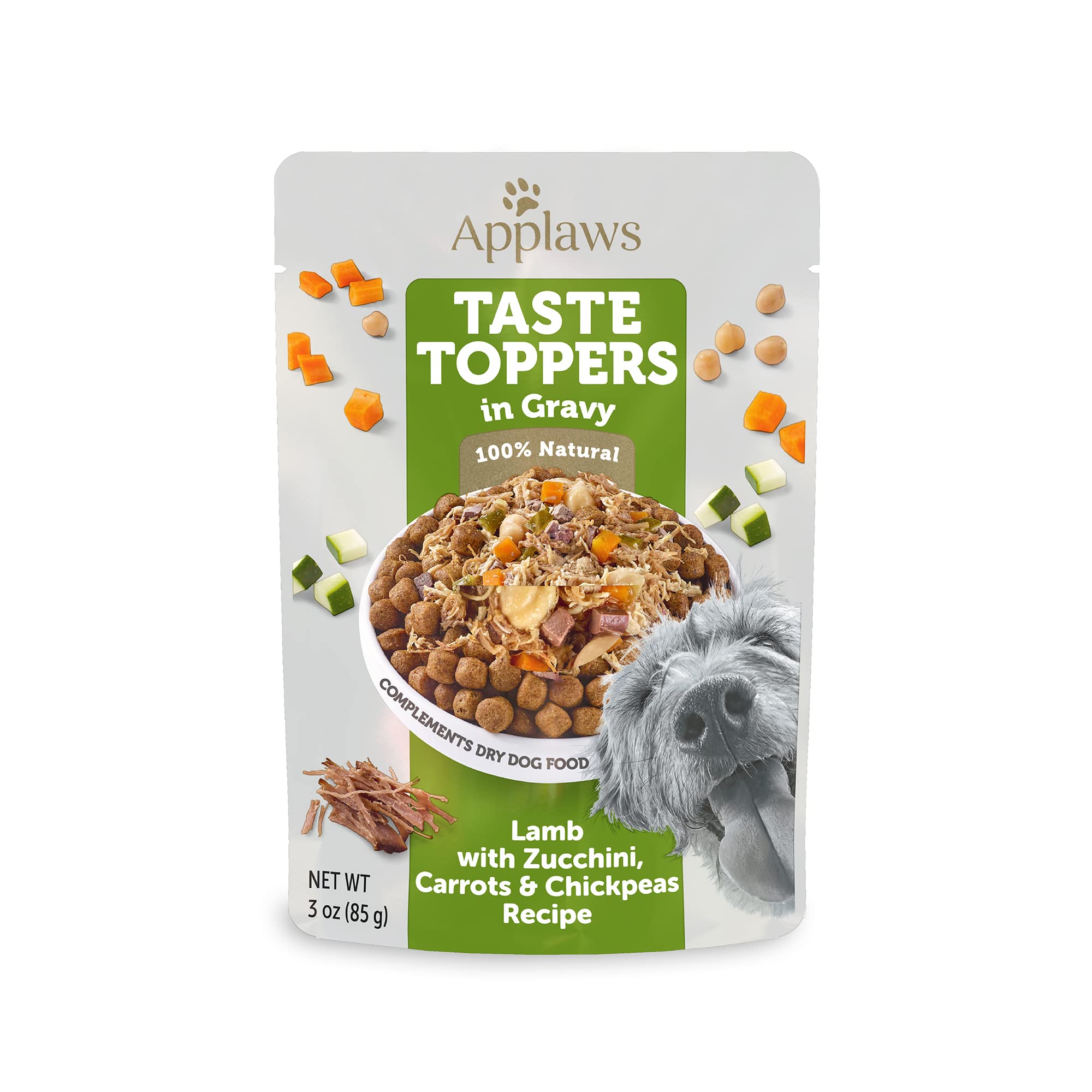 Applaws Taste Toppers cordero con zucchini y salsa: complemento sabroso para realzar las comidas.