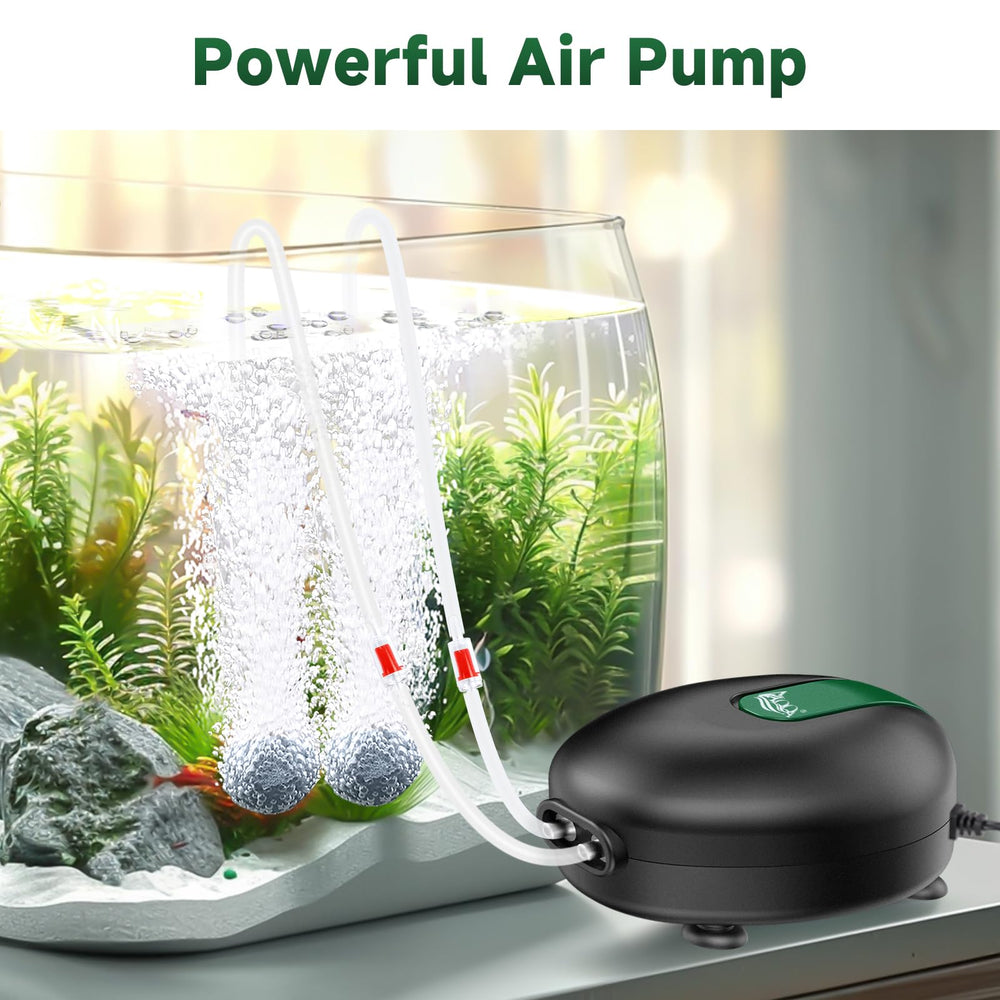 Bomba de aire AQQA ultrarruidosa, menos de 30 dB, ideal para dormitorios.