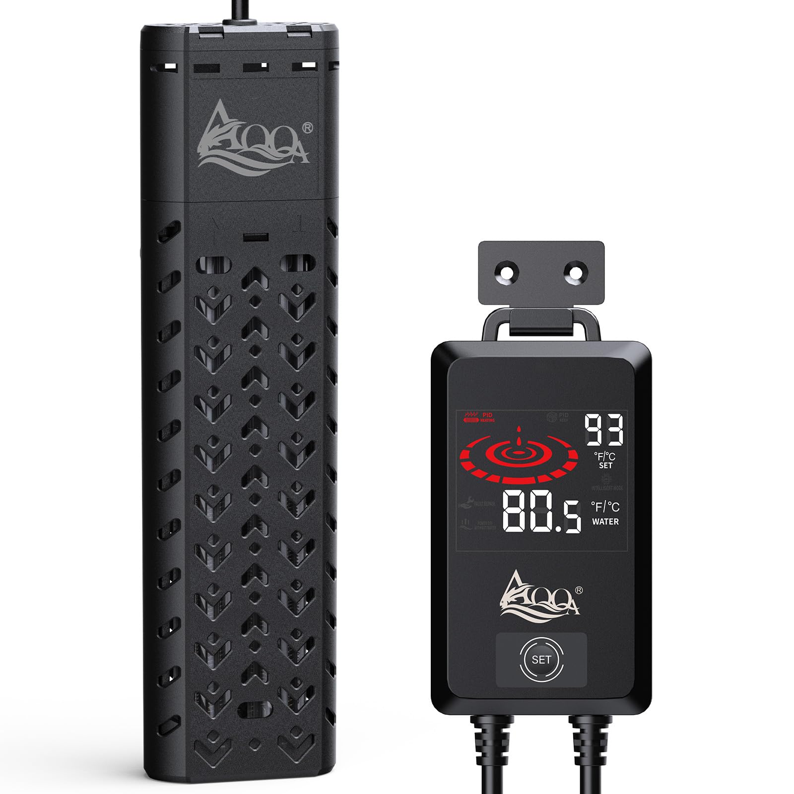 Calentador AQQA 1000W para acuario, calentamiento rápido y fiable.