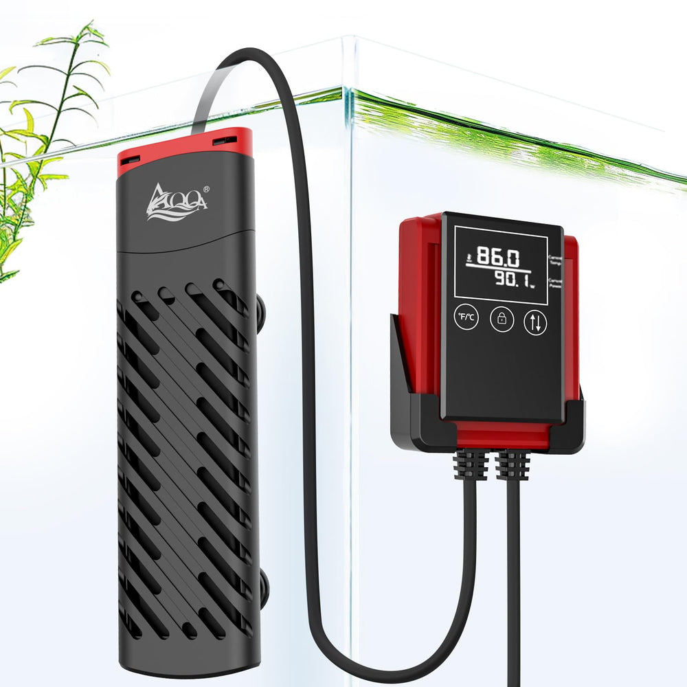 AQQA calentador PTC sumergible de 500W para acuario, mantiene temperatura estable