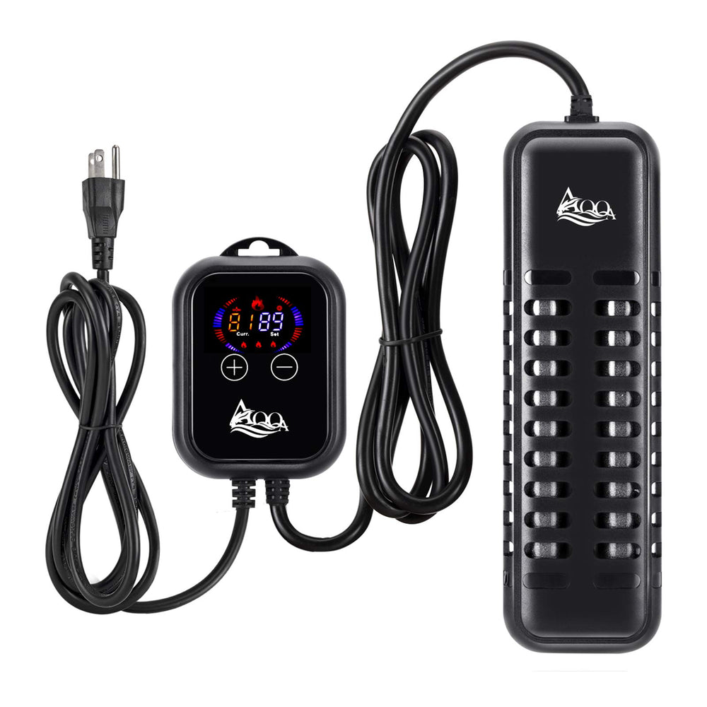 AQQA controlador externo LED: lectura clara de temperatura para ajustes precisos.