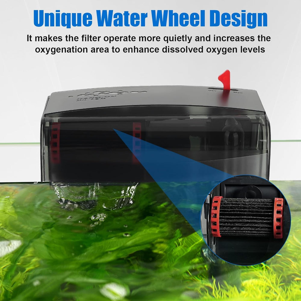 AQQA diseño de rueda de agua silencioso que aumenta la oxigenación.