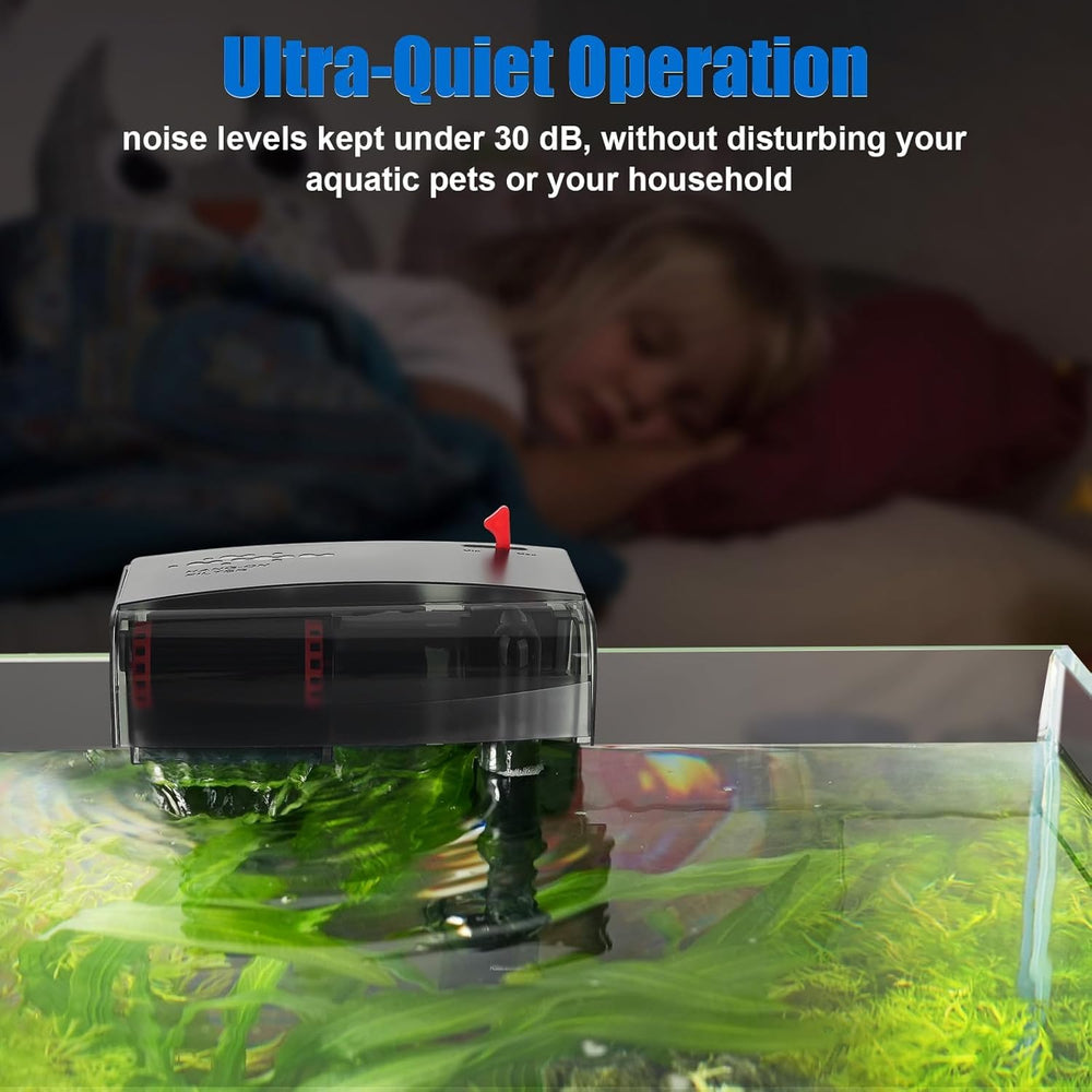AQQA flujo de agua ajustable para adaptar a peces delicados.