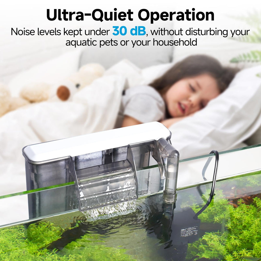 AQQA Quiet operación ultra silenciosa para ambientes tranquilos.