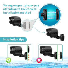 AQQA Wave Maker sujeción magnética estable y operación ultra silenciosa