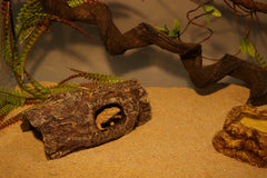 AQUA KT log monolito corcho, decoración resistente para hábitats.