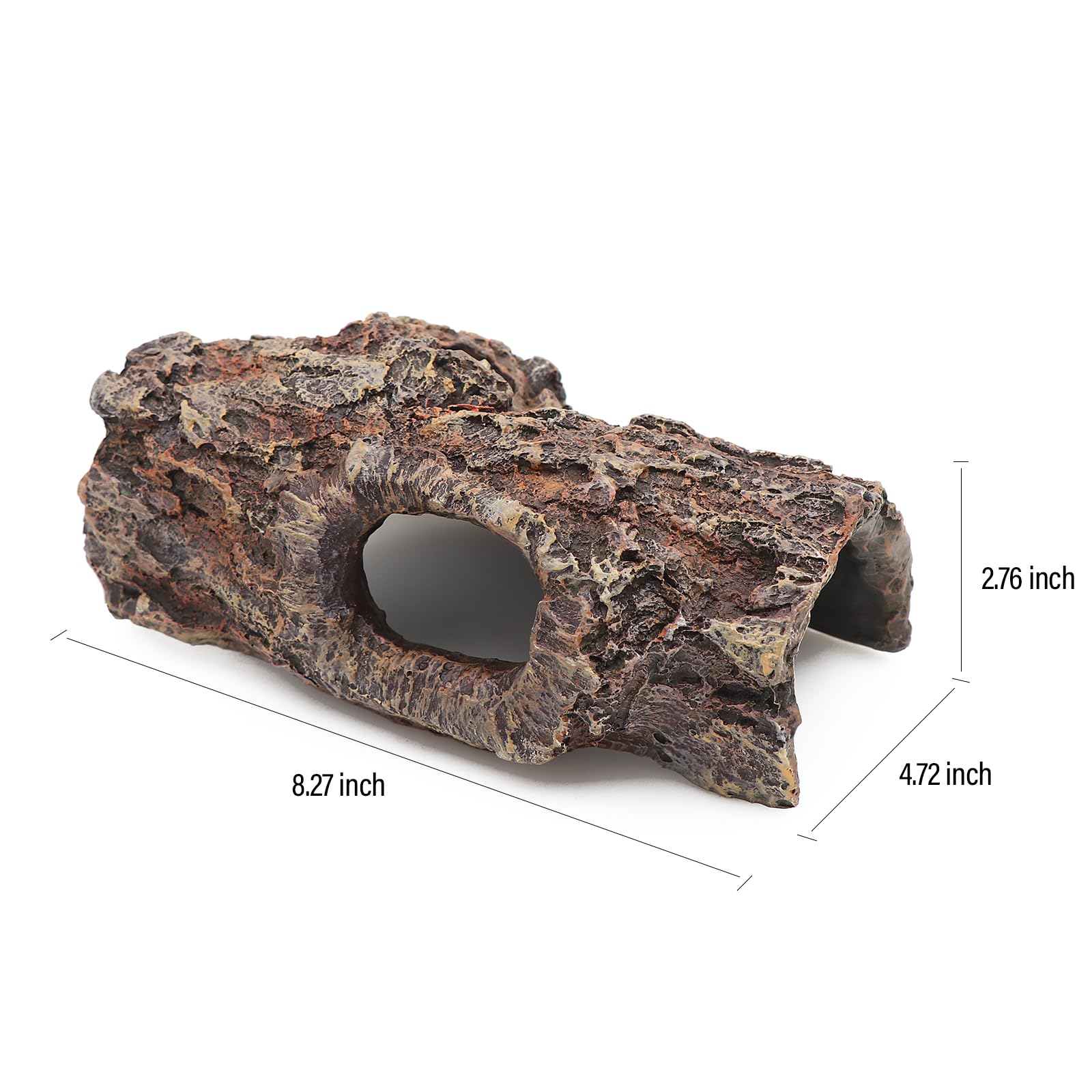 AQUA KT roca hueco reptil, escondite cómodo para reptiles.