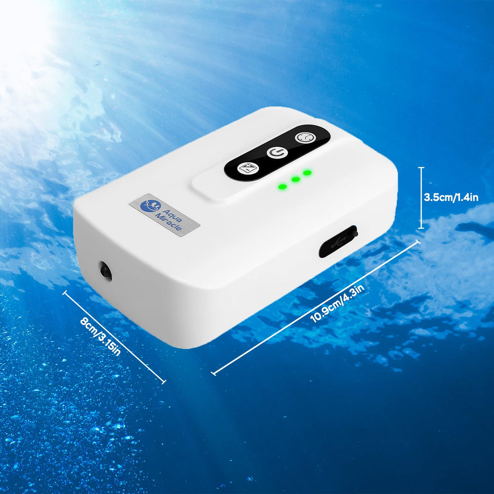 AquaMiracle funciona en agua dulce y salada, ideal para diversos acuarios.