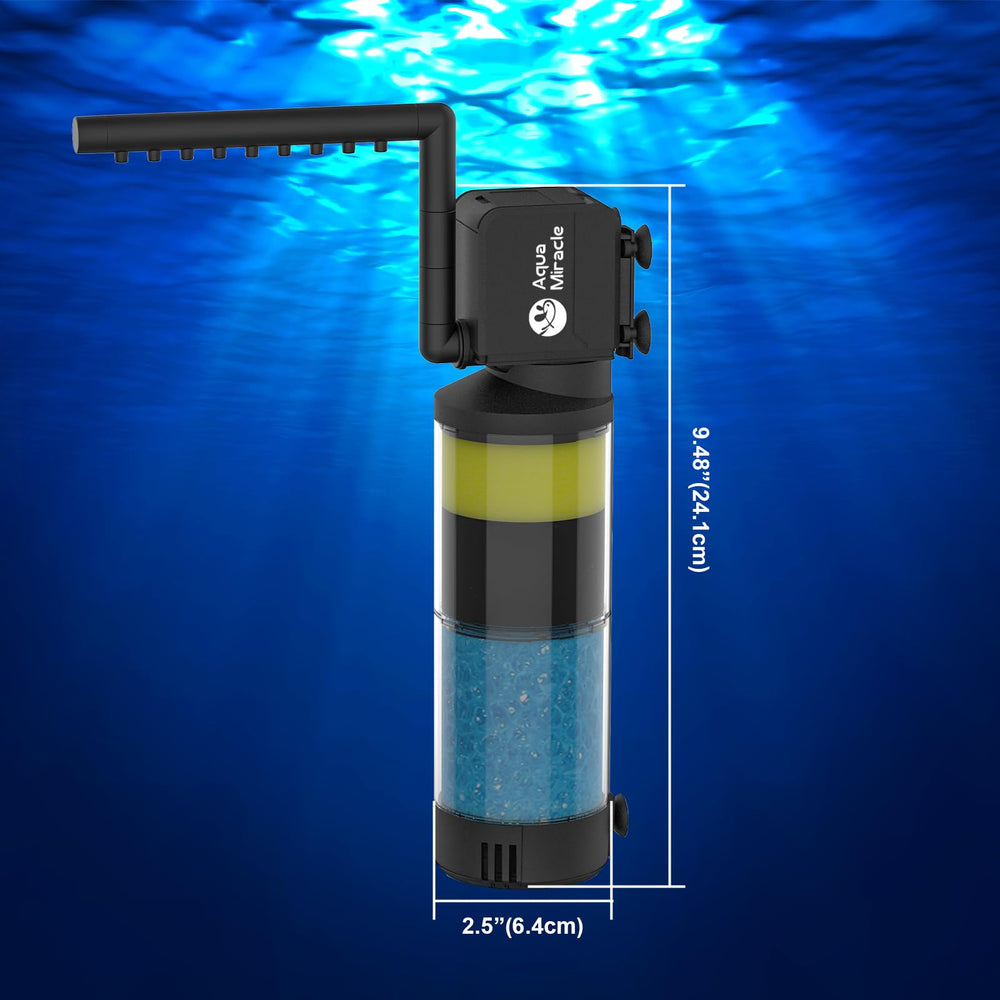 Aquamiracle diseño vertical u horizontal para tortugas o peces