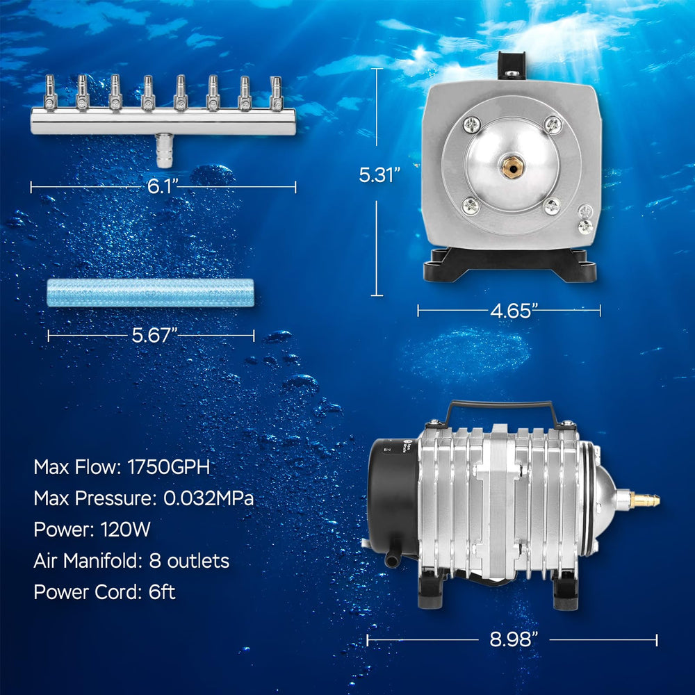 Aquamiracle diseño sin lubricante para mayor durabilidad.