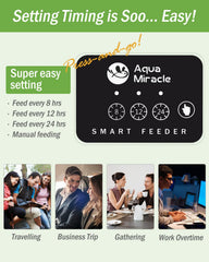 AquaMiracle fijación 360 grados para acuarios sin marco o con tapa.
