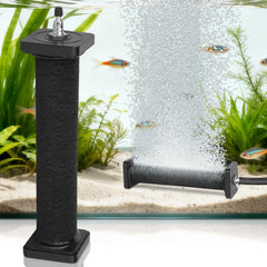 AquaMiracle piedra de aire de goma 8 pulgadas difunde oxígeno de forma eficiente.