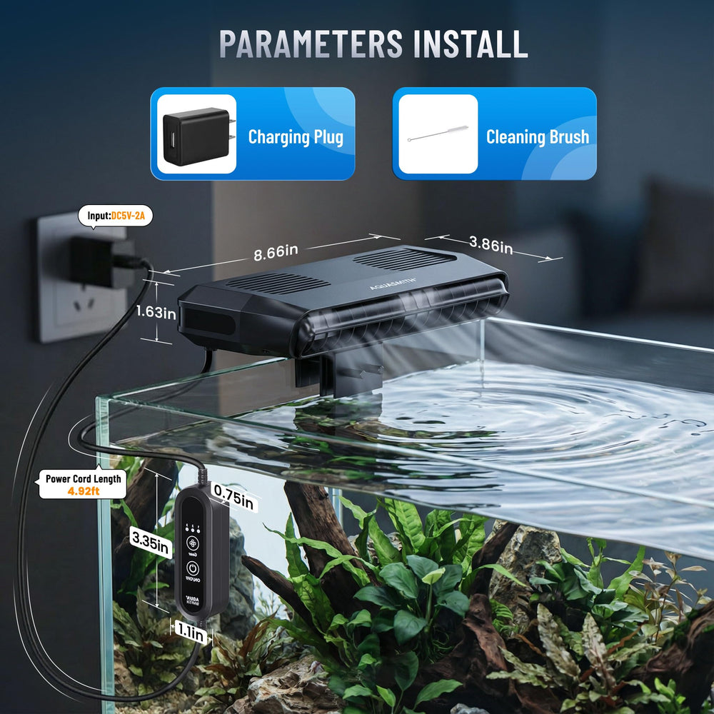 AQUASMITH Compatible con acuarios con o sin borde