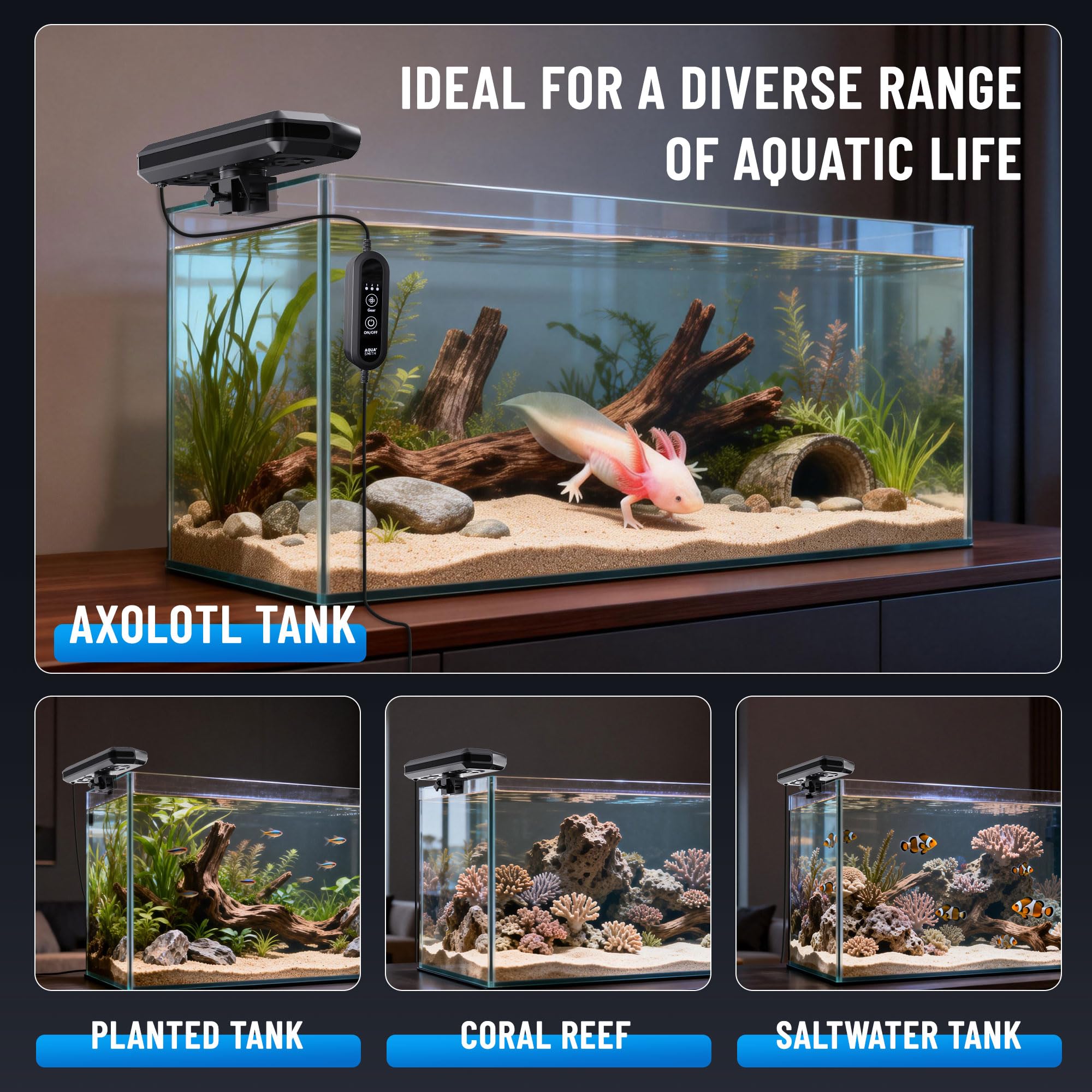 AQUASMITH Listo para usar con enchufe incluido