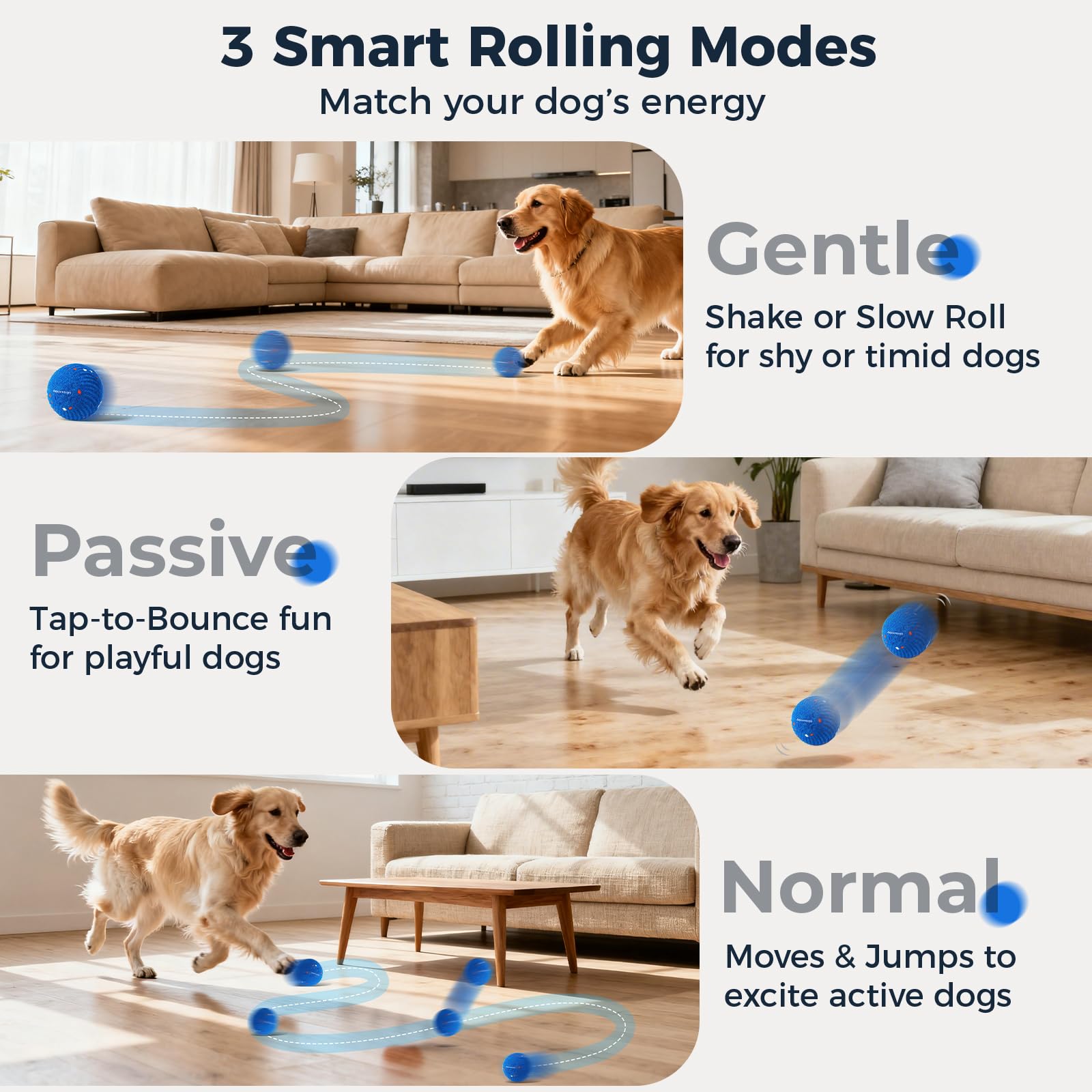 Pelota Aquamorph interactiva naranja para perros, ideal para sesiones dinámicas