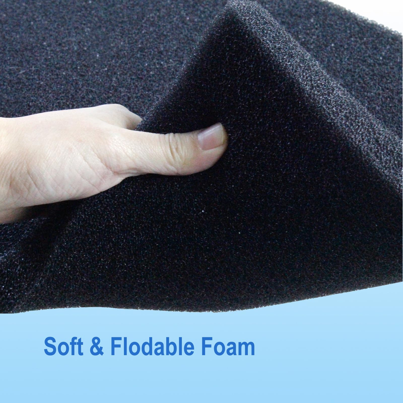 Espuma filtrante duradera y reutilizable de AQUANEAT para varios usos.